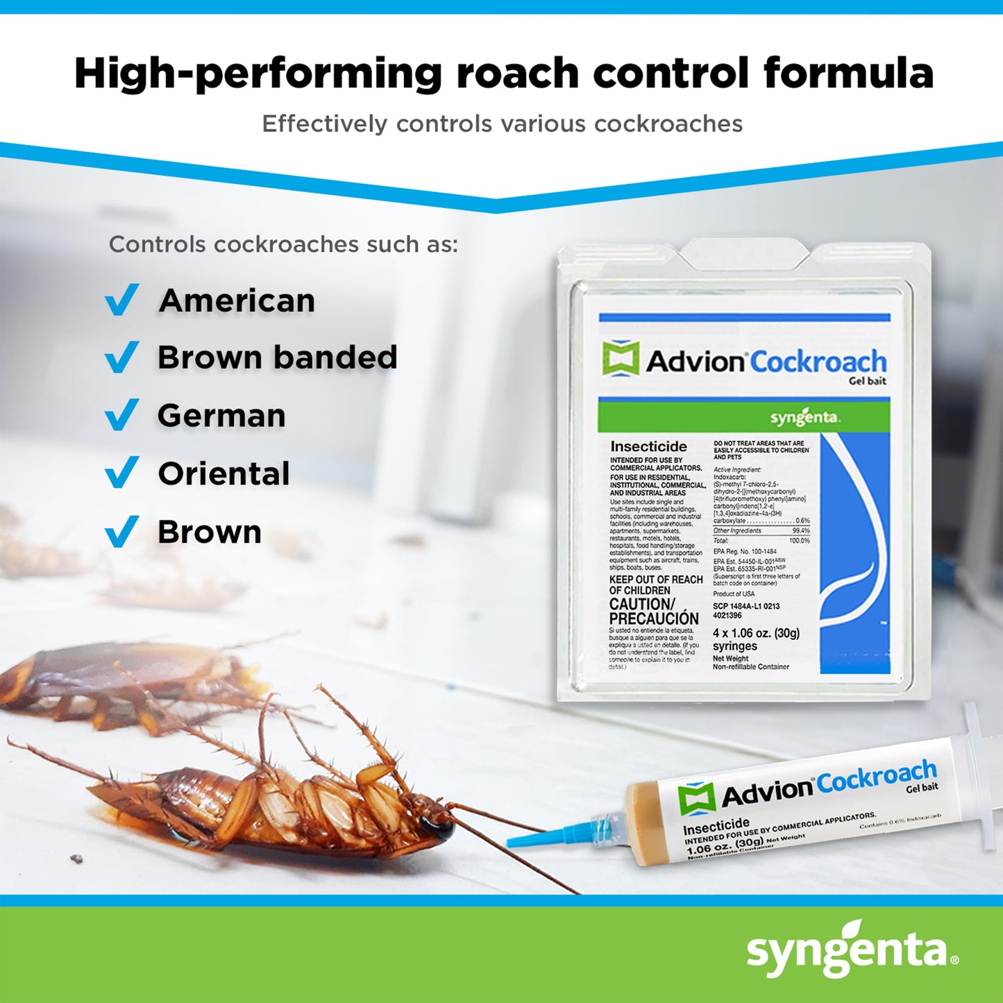 Advions Cockroach Gel Bait